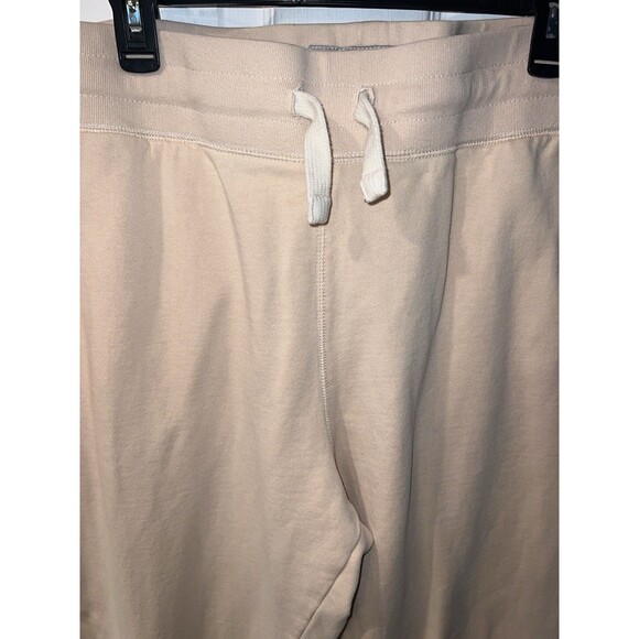 The Stronghold Jogger Sweatpants Mens Large Beige Cotton Tapered Drawstring - Picture 2 of 11